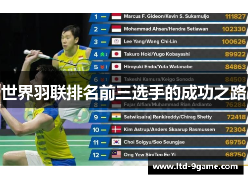 世界羽联排名前三选手的成功之路 世界羽联排名前三选手的成功之路